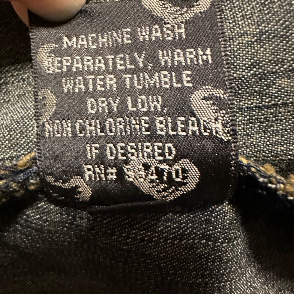 NWT Unique Denim Jean Jacket, Size M, It’s giving Hippie Vibes… - Picture 7 of 8